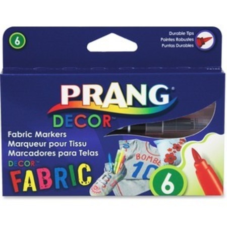 PRANG Marker, Fabric, Art, Ast, 6PK DIX74106
